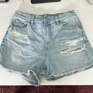 Light Blue Jean Shorts American Eagle